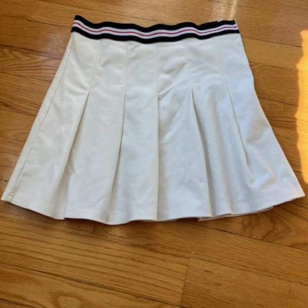 Papaya Athletic Golf Tennis PickleBall Pleated Skort Skirt Side Zipper EUC!!